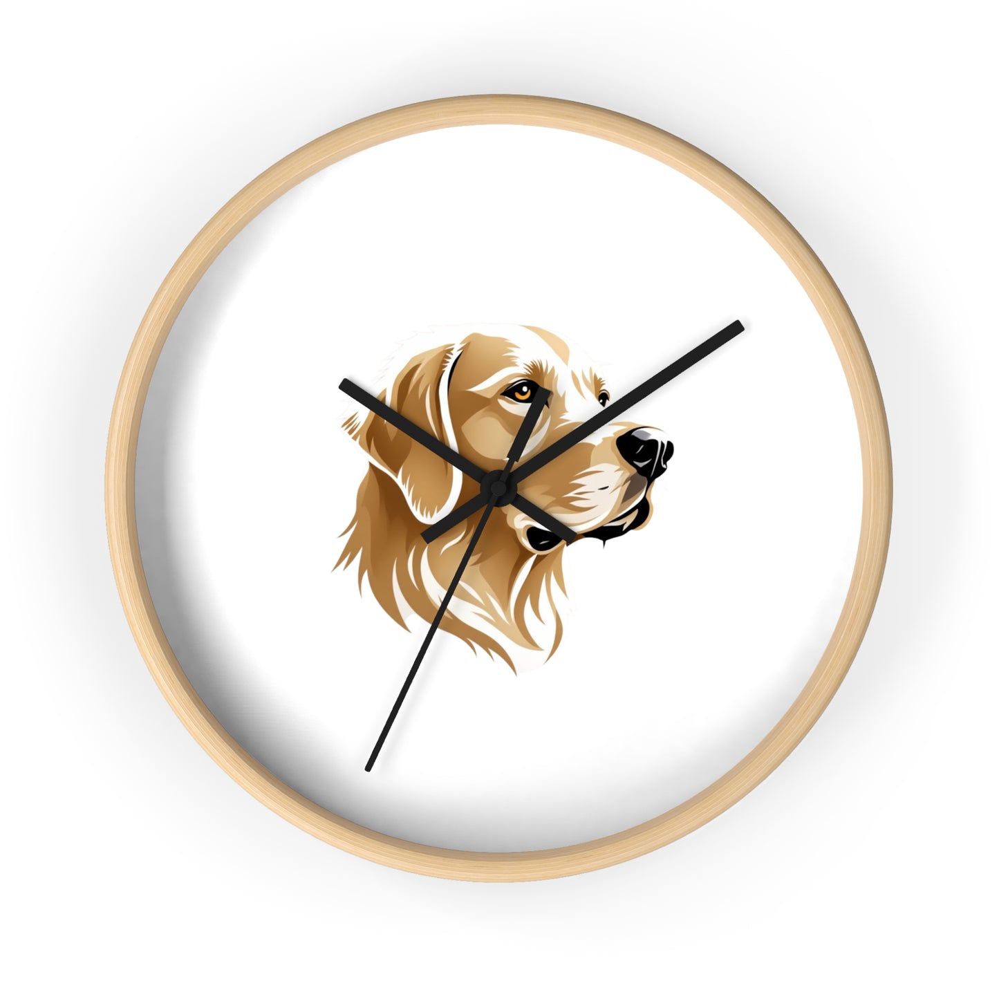 Golden Retriever Wall Clock - Perfect for Dog Lovers