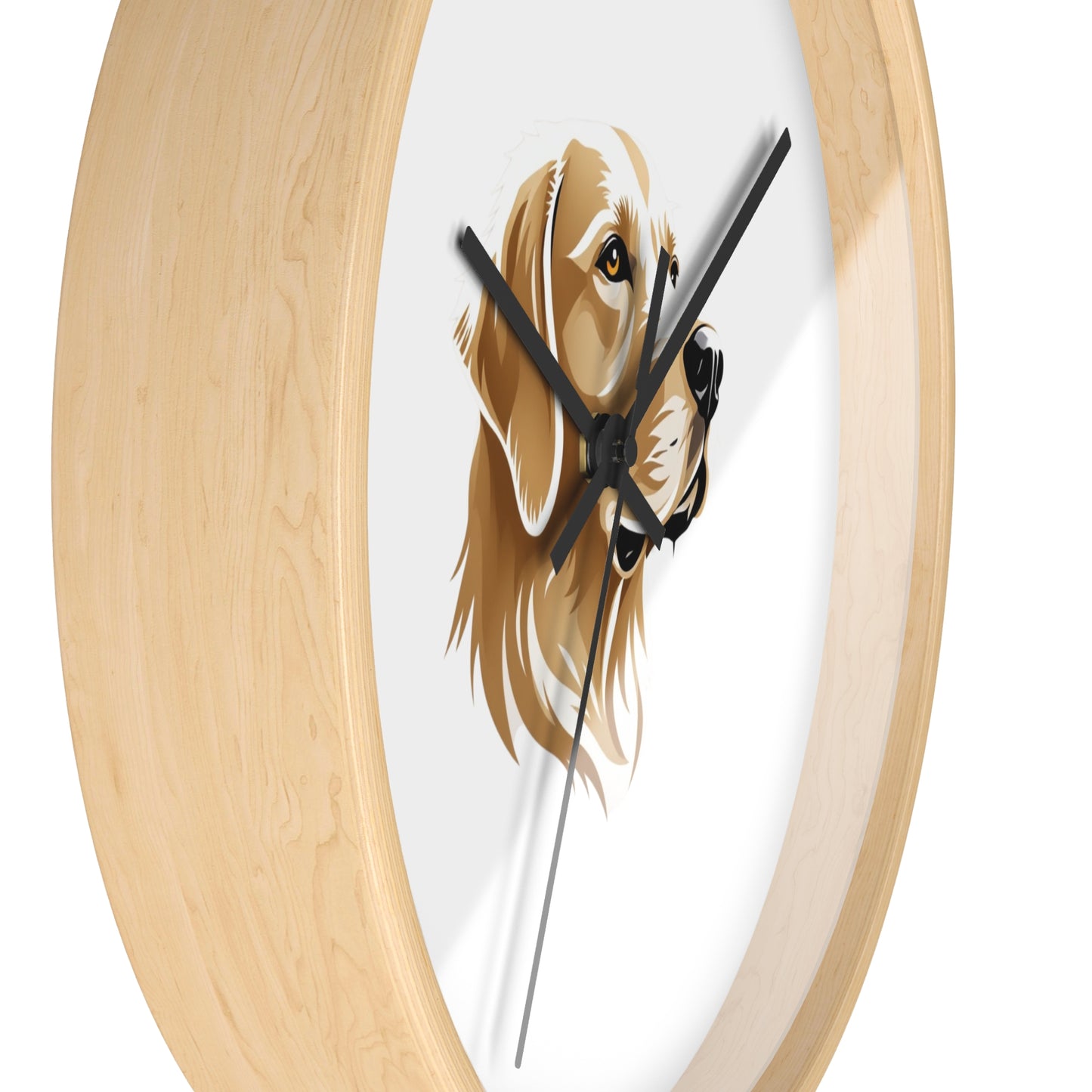 Golden Retriever Wall Clock - Perfect for Dog Lovers