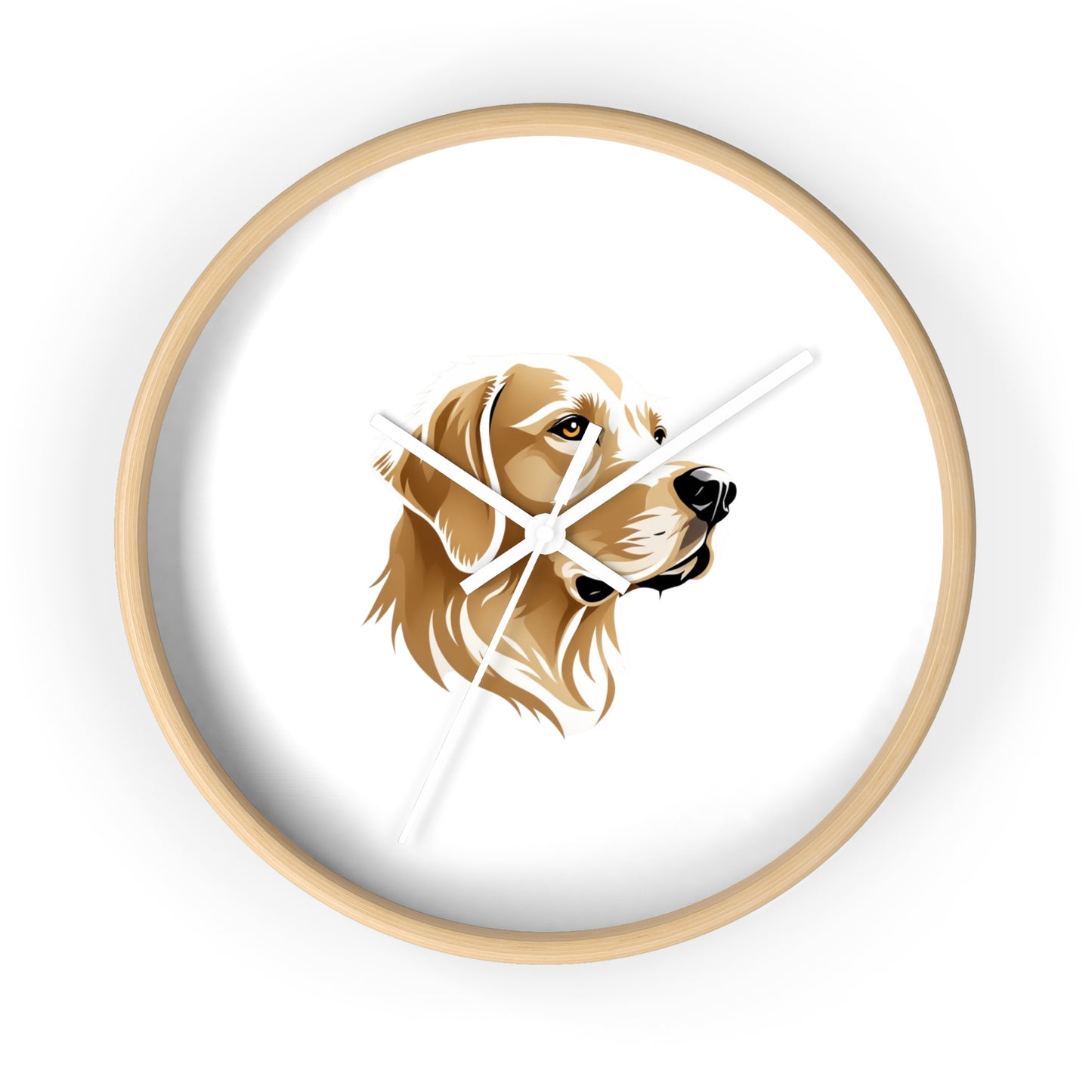 Golden Retriever Wall Clock - Perfect for Dog Lovers
