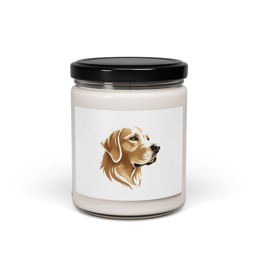 Golden Retriever Scented Soy Candle - 9oz