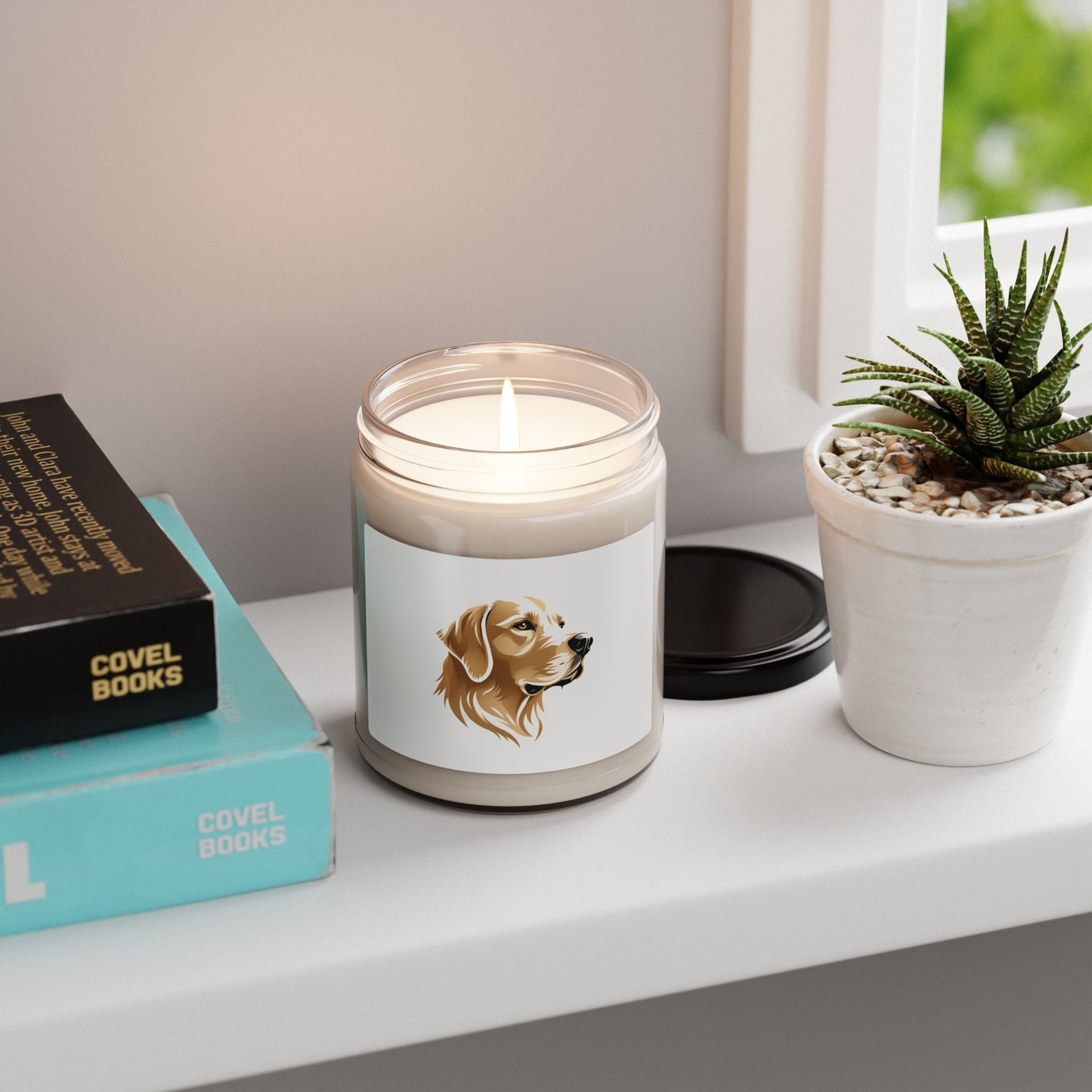 Golden Retriever Scented Soy Candle - 9oz