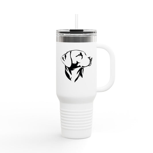 40oz Insulated Travel Mug - Premium Dog Lover's Design