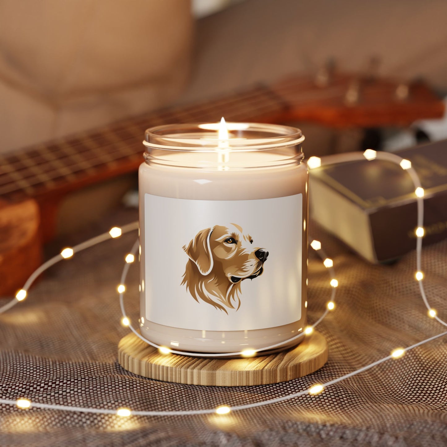 Golden Retriever Scented Soy Candle - 9oz